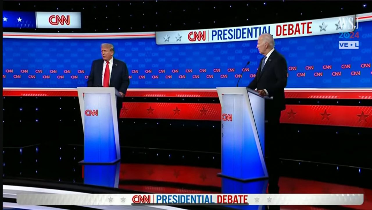 El caluroso debate entre Donald Trump y Joe Biden