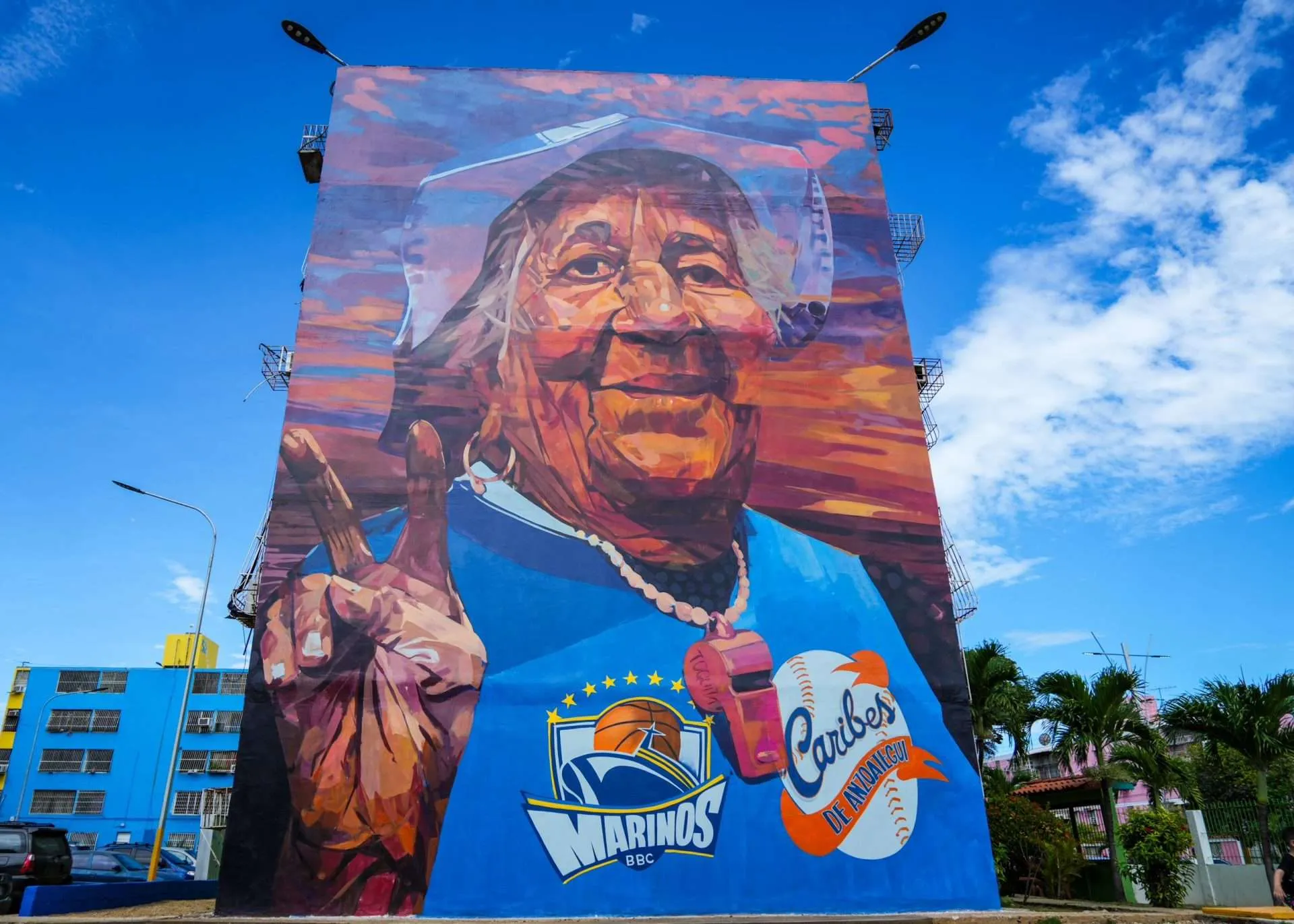 Gobernador Luis Marcano develó mural en homenaje a "Toquita" Mejías