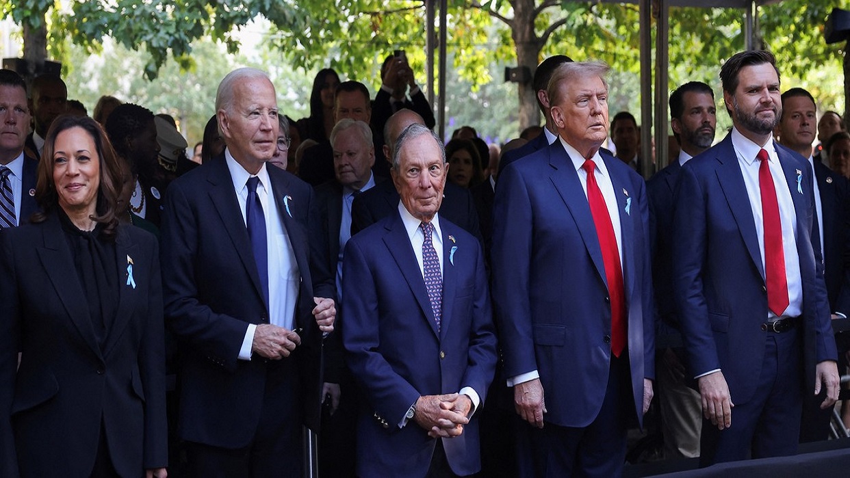 Un nuevo aniversario del 11-S reúne en Nueva York a Joe Biden, Kamala Harris y Donald Trump tras el debate presidencial