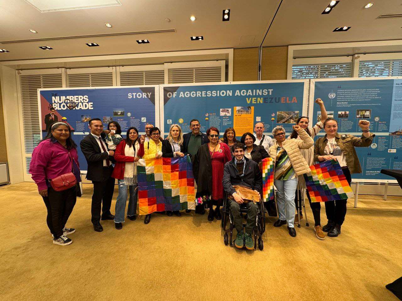 Venezuela presentó en Ginebra la exposición “Los Números del Bloqueo”