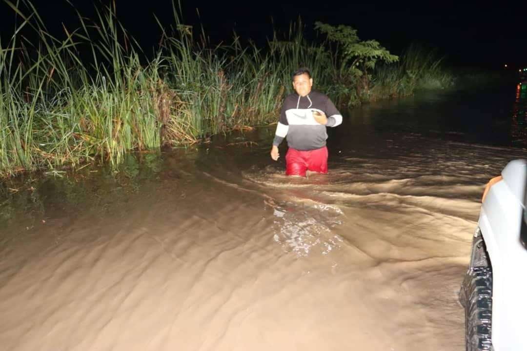 Se desbordaron ríos en Monagas por las fuertes lluvias