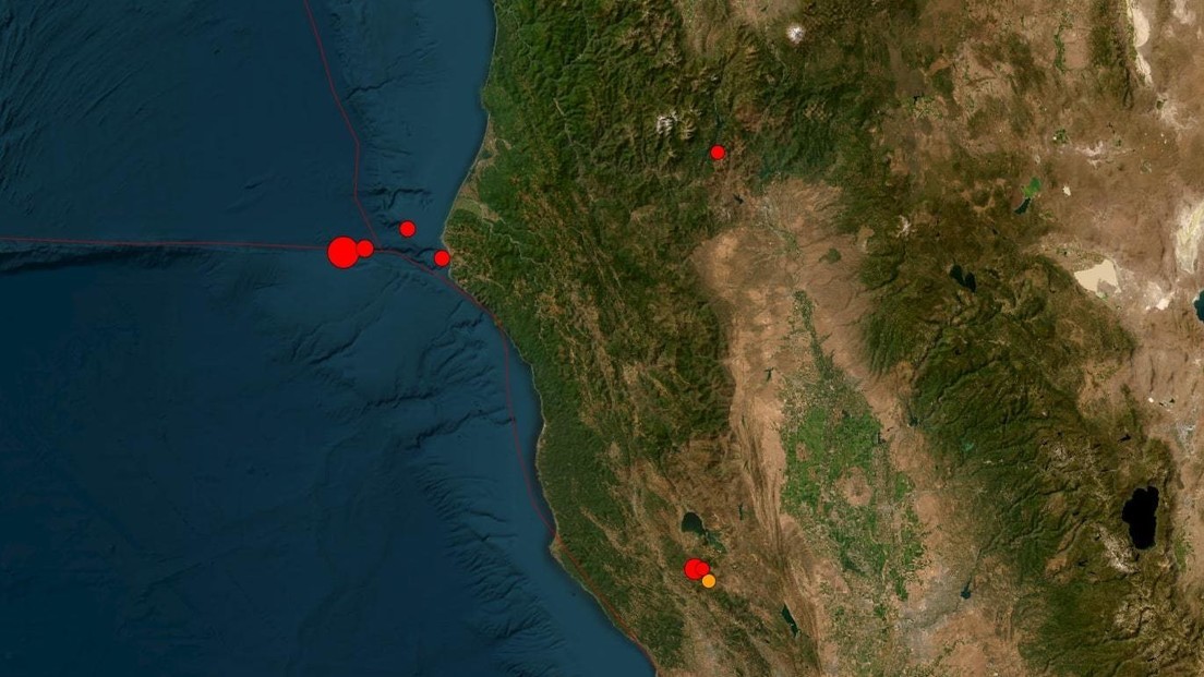 Una serie de terremotos sacudieron a California