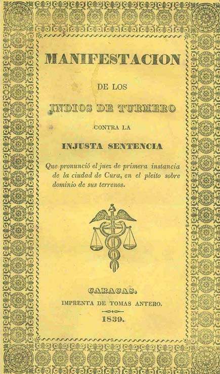 Manifestación de los indios de Turmero (1839)