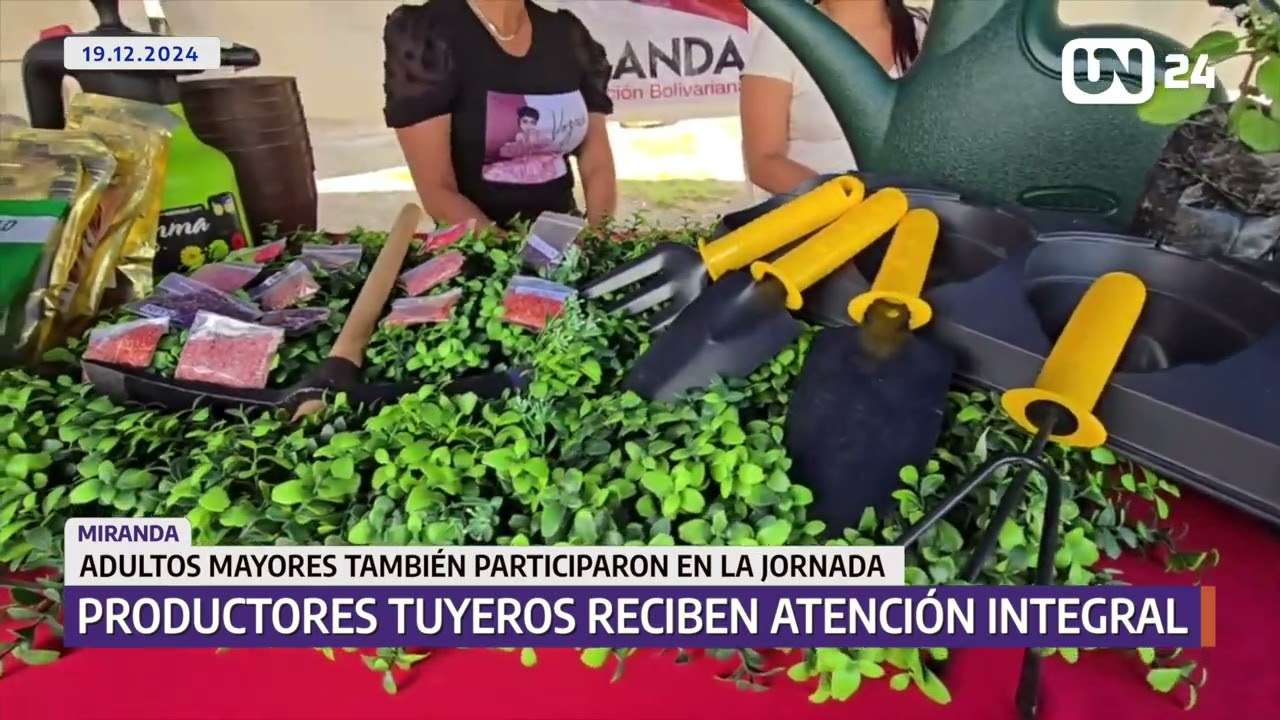 Productores de los Valles del Tuy reciben atención integral