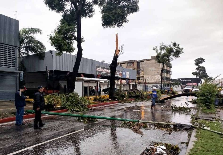 Protección Civil atiende afectaciones por lluvias en Barquisimeto 