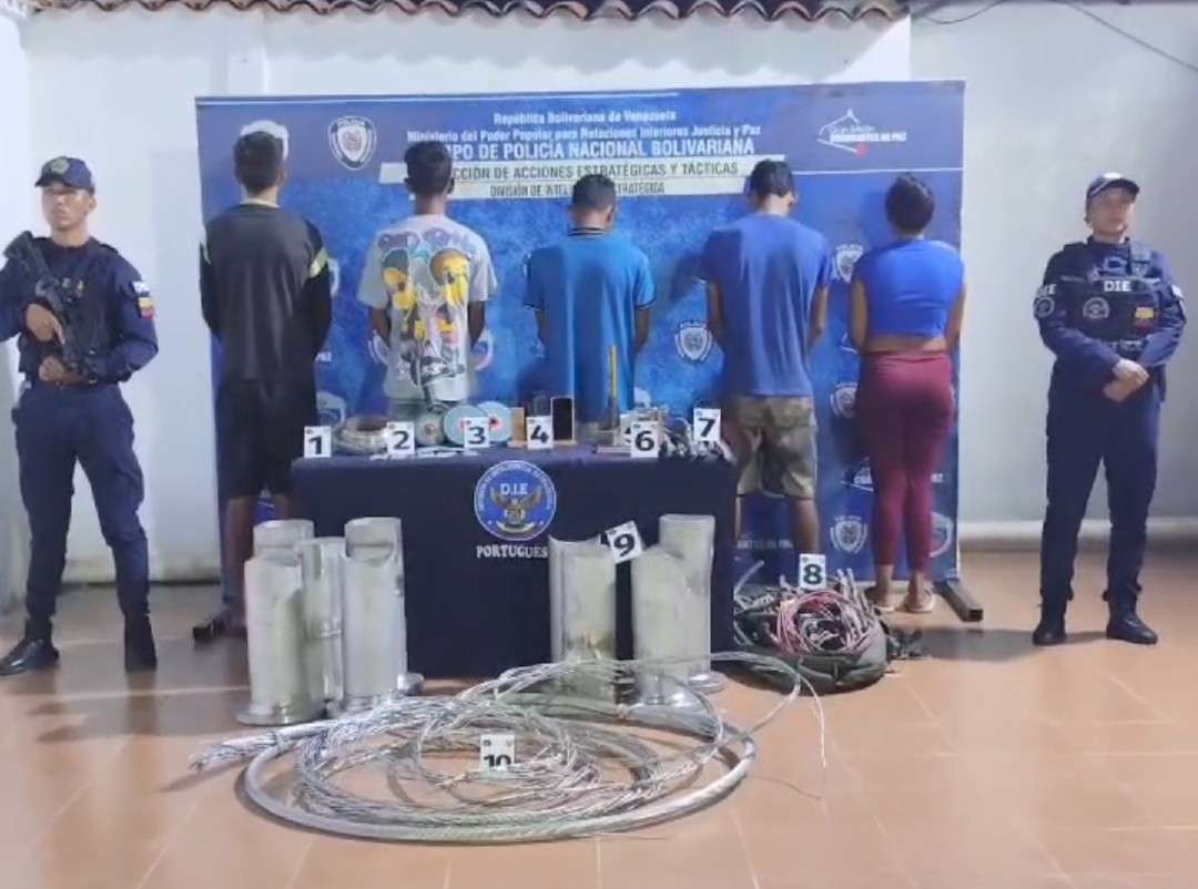 Cinco detenidos en Portuguesa por sabotaje al sistema eléctrico