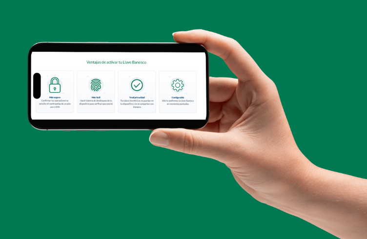 Llave Banesco es el nuevo sistema de seguridad de BanescoMóvil
