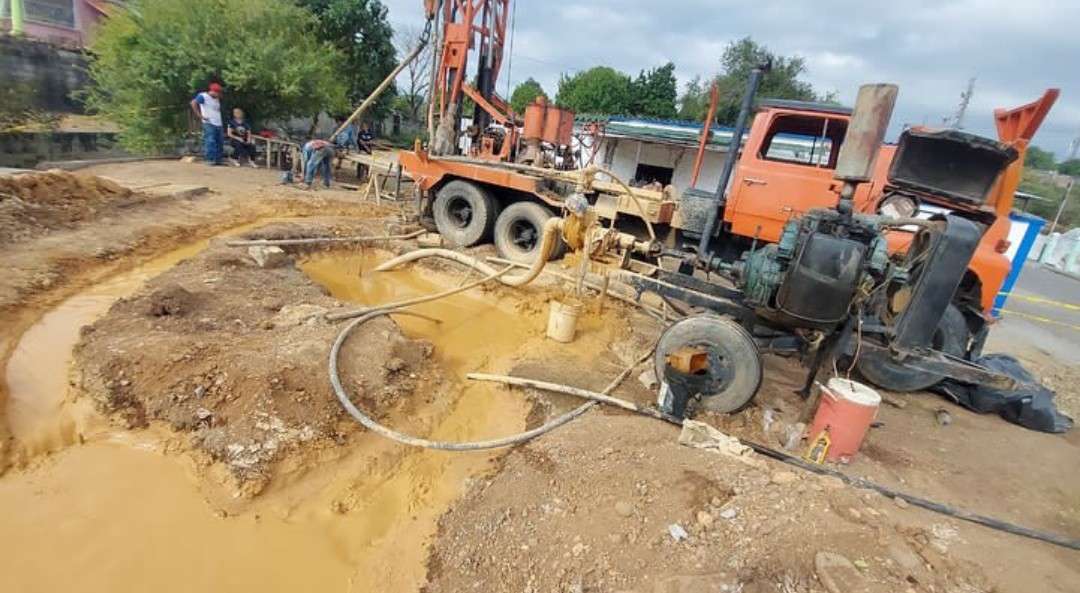 Perforan pozo de agua para beneficiar a familias de Araure