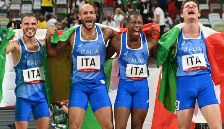 Equipo de relevo 4x100 Italia