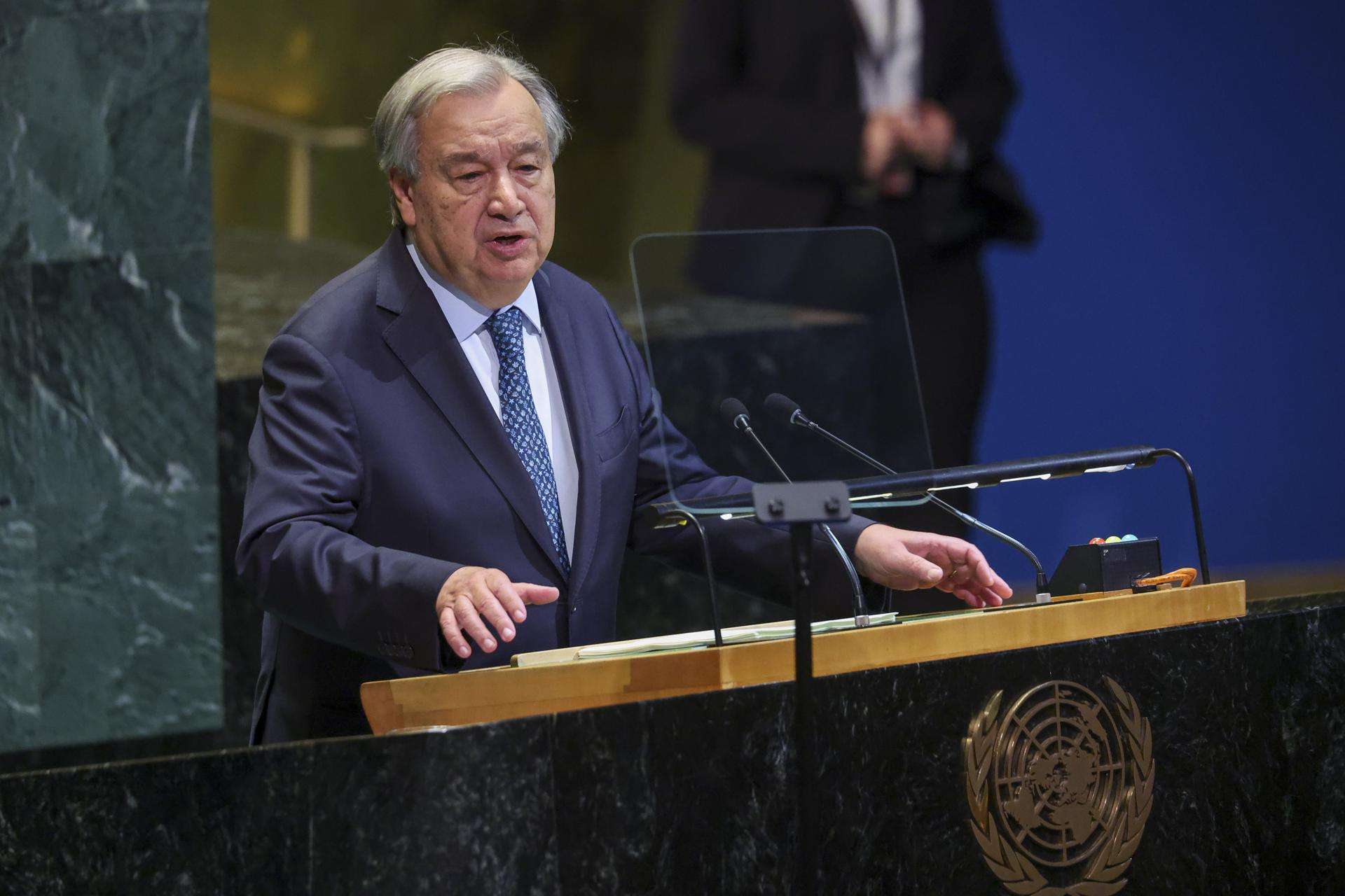 Guterres llama a defender la paz y el multilateralismo en Asamblea ONU