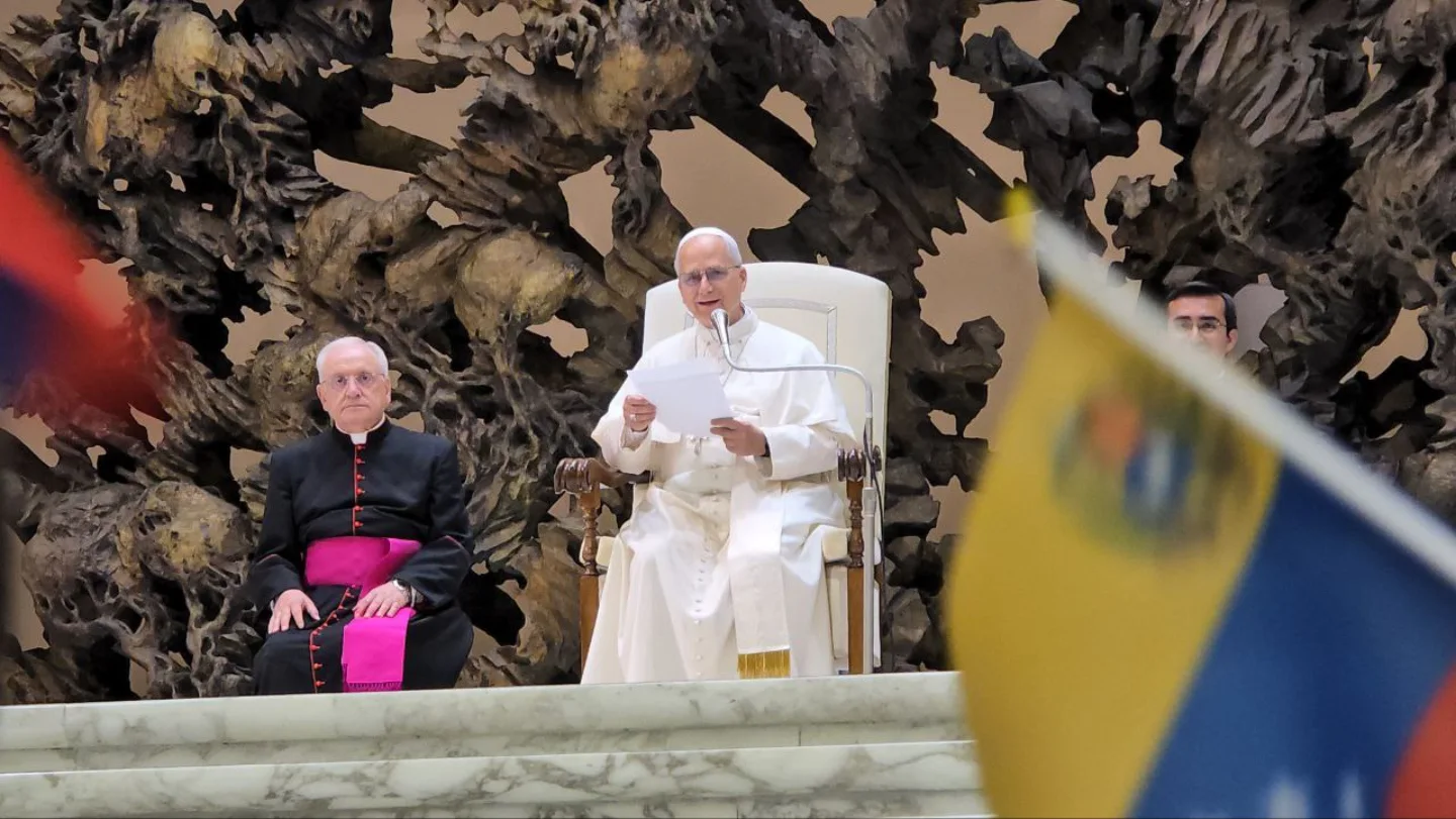Delegación venezolana fue recibida por el Papa León XIV en el Vaticano