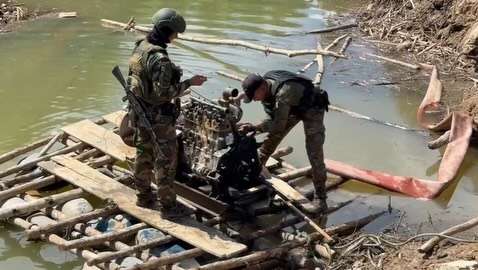 Fanb destruyó equipos de minería ilegal ocultos en la selva de Amazonas