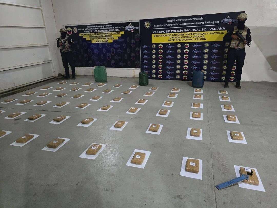 Incautan cargamento de droga en un Encava