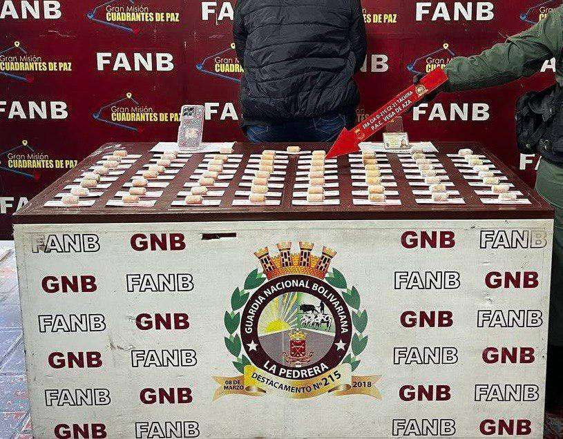 Táchira: Mujer fue detenida con un kilo de cocaína