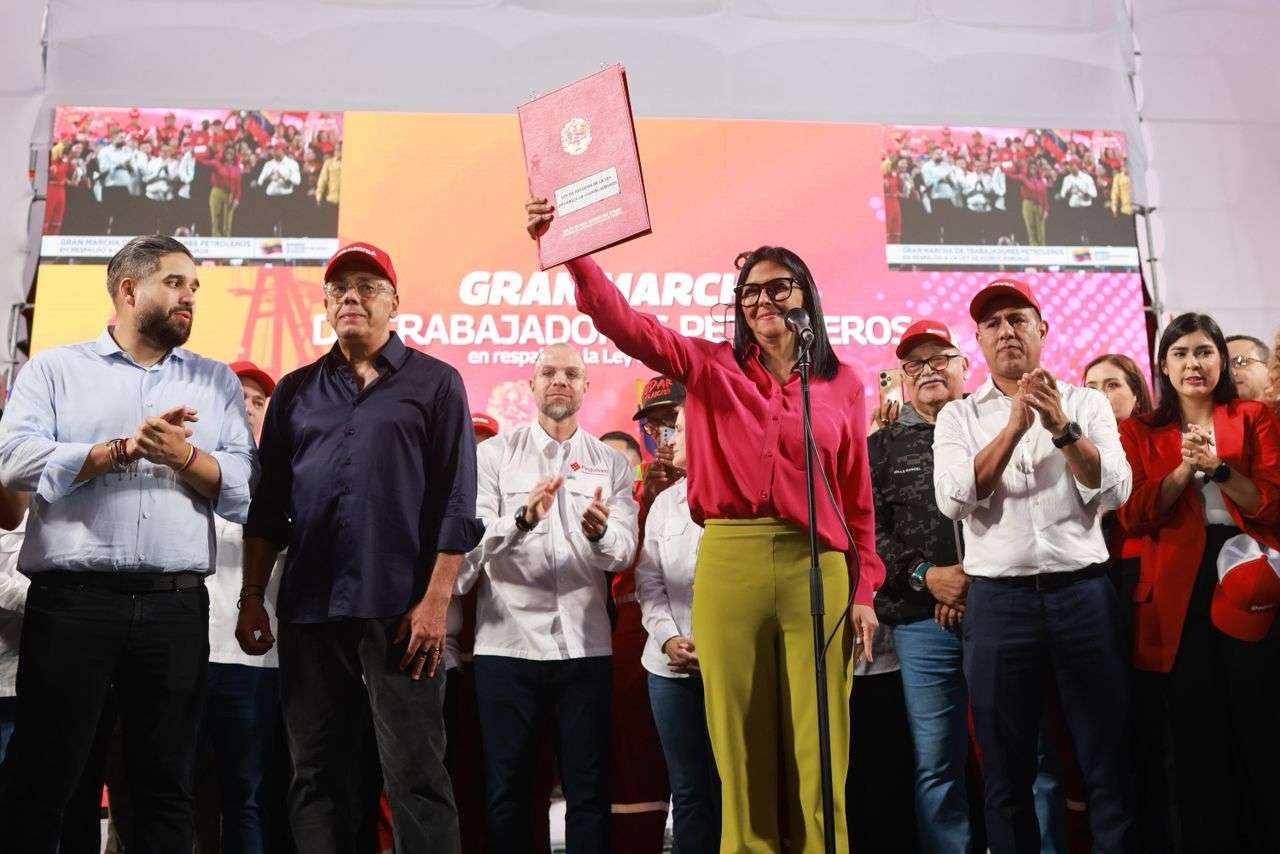 Delcy Rodríguez: reforma a Ley de Hidrocarburos refleja la cohesión nacional