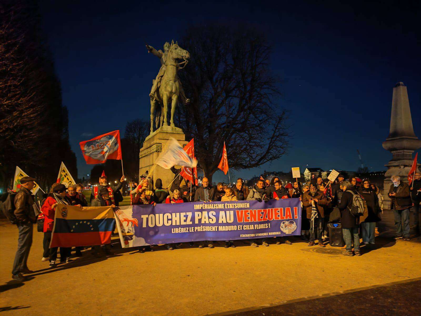 En Copenhague exigieron la liberación de Maduro y Cilia