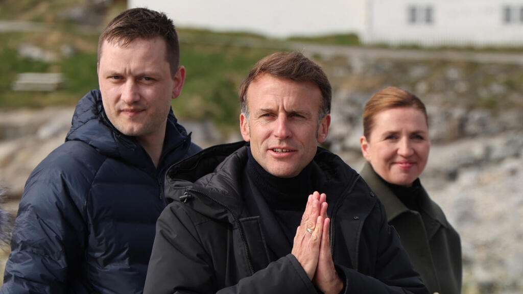 Macron se reunió con líderes de Dinamarca y Groenlandia