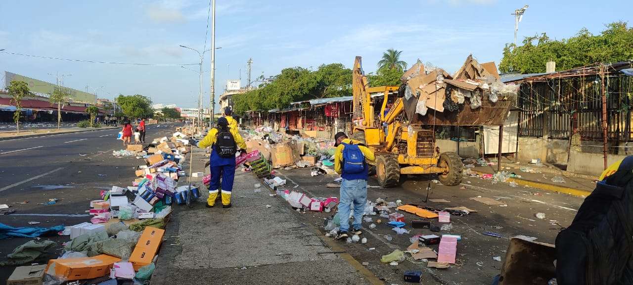 Tres mil toneladas de basura sacaron del casco central de Maracaibo