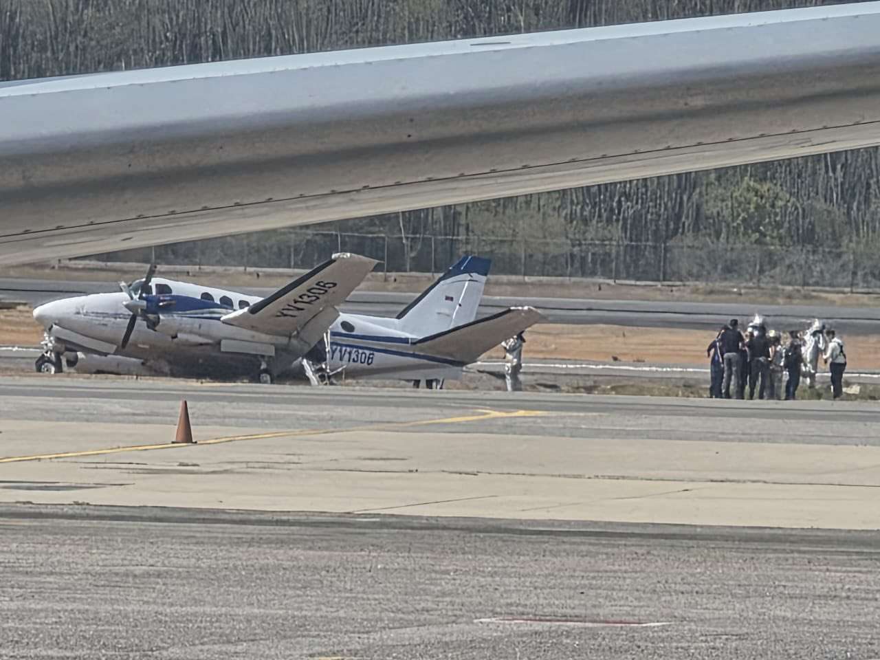 Aterrizaje de emergencia en Maiquetía dejó seis heridos