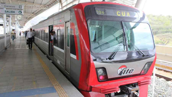 Restablecido servicio comercial del ferrocarril Valles del Tuy-La Rinconada