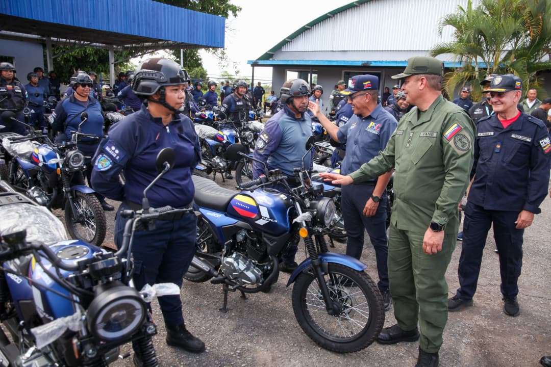 199 nuevas motocicletas refuerzan patrullaje en Monagas