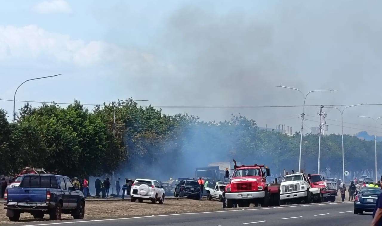 Accidente múltiple deja 1 fallecido y 11 heridos en Puerto Ordaz