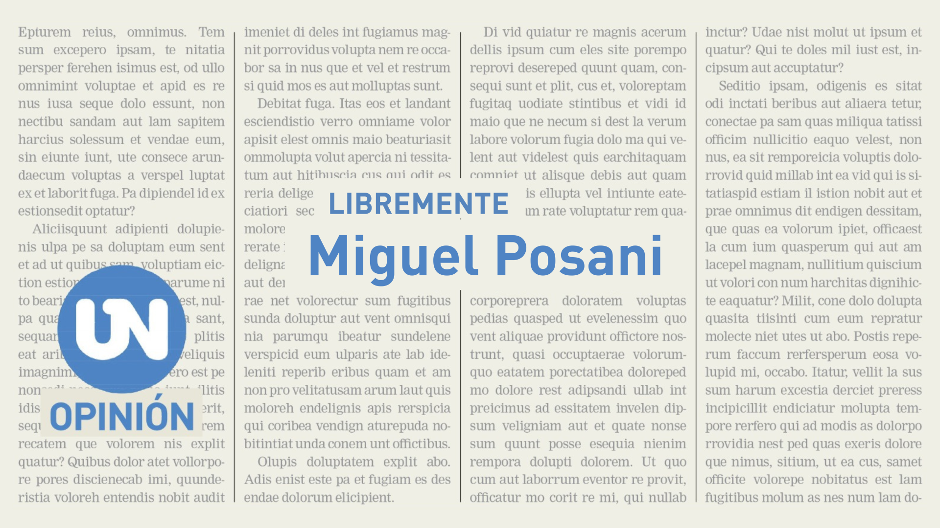 Estamos tan convencidos que erramos