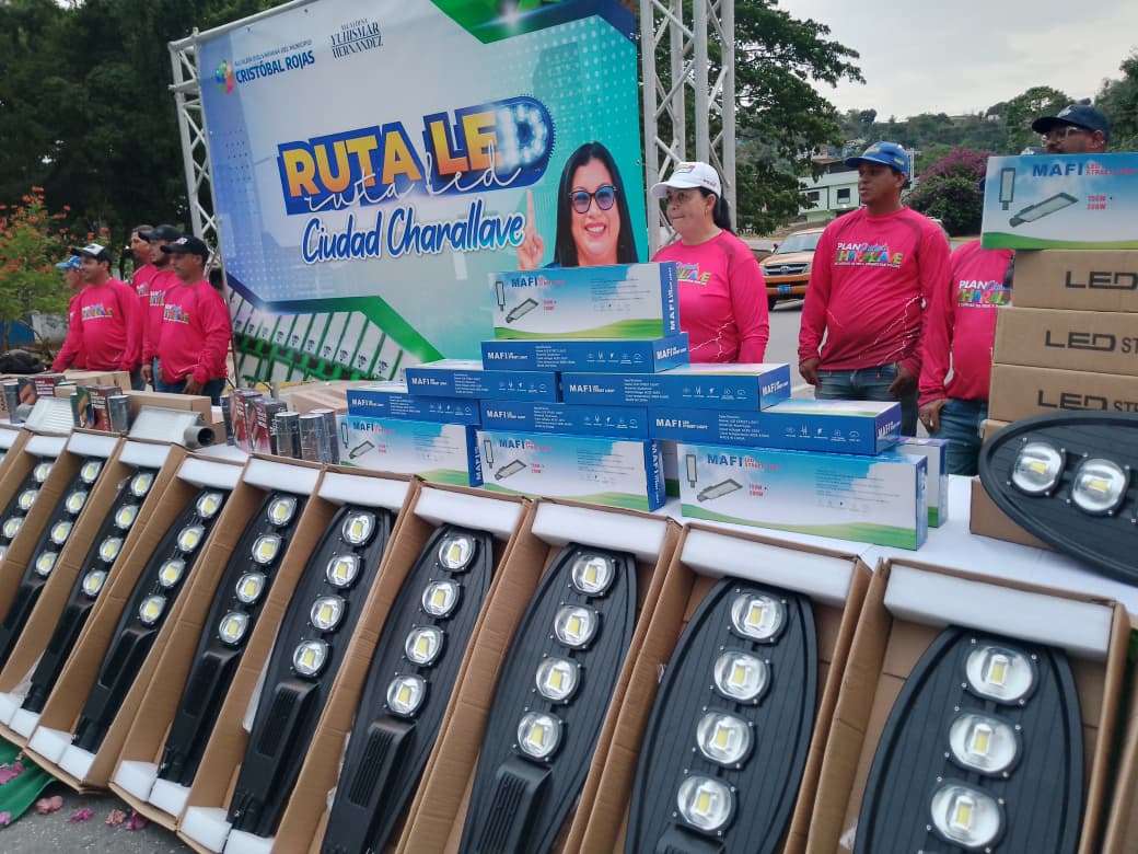Mil nuevas luminarias de alta tecnología serán instaladas en Charallave