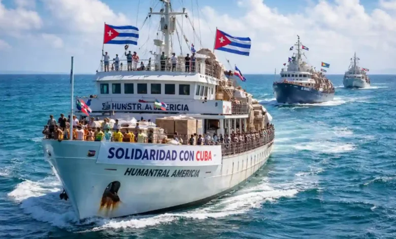 Otro convoy con ayuda humanitaria llegó este viernes a Cuba
