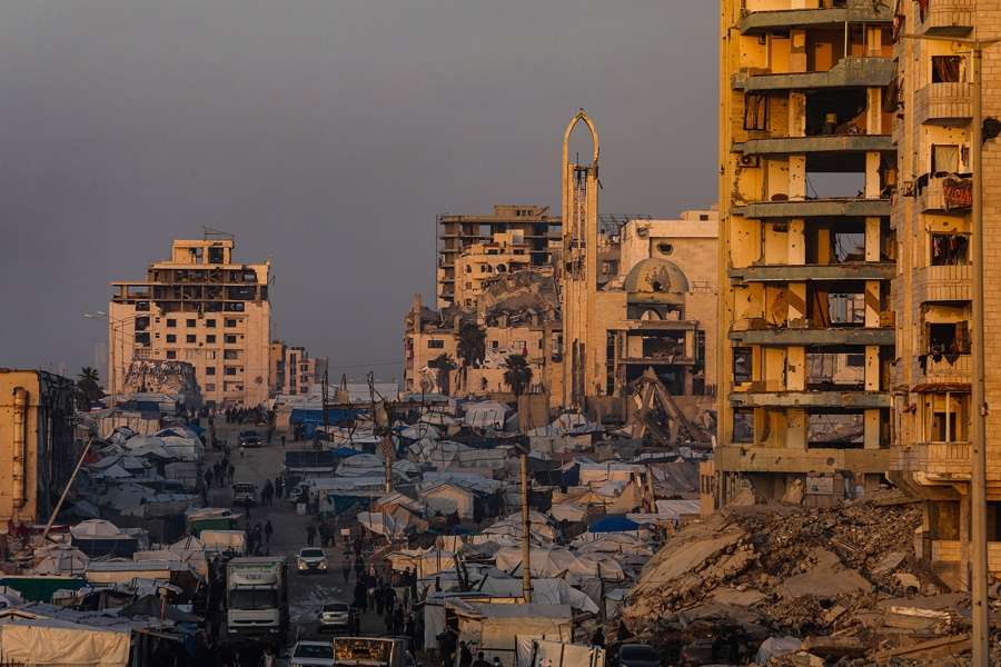 Tres palestinos muertos por un bombardeo israelí en el norte de Gaza