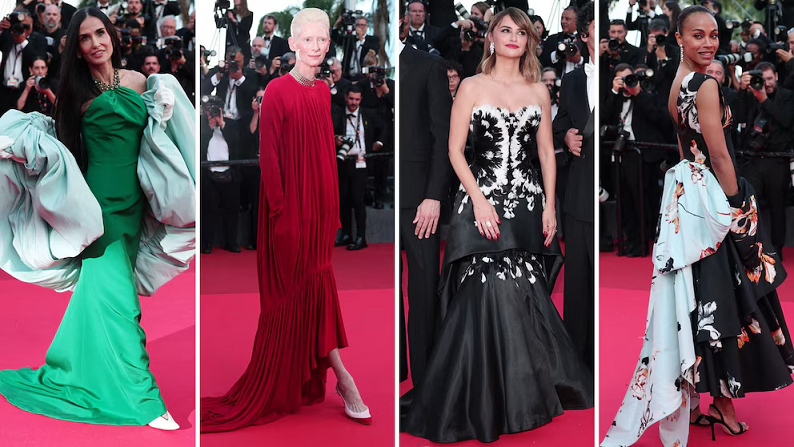 Demi Moore y Penélope Cruz lideraron la última noche de Cannes 2026