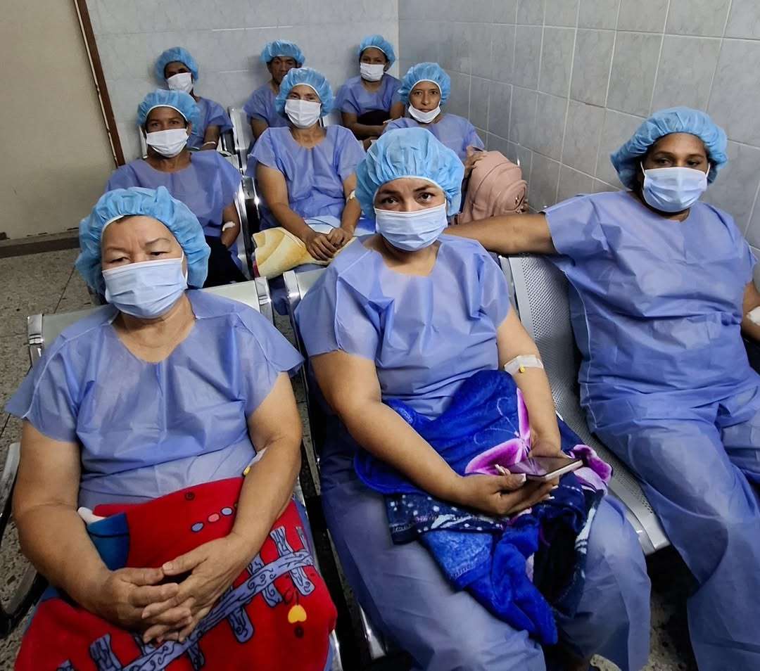Captan pacientes para plan quirúrgico oftalmológico en Delta Amacuro