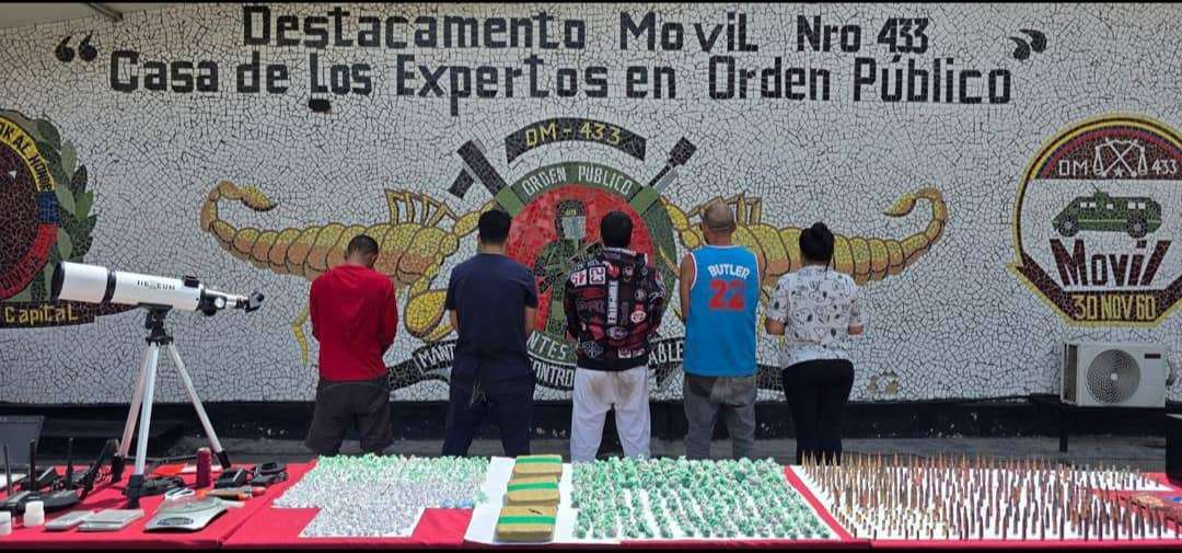 Fanb detiene a 6 ciudadanos y desmantela laboratorio clandestino de drogas
