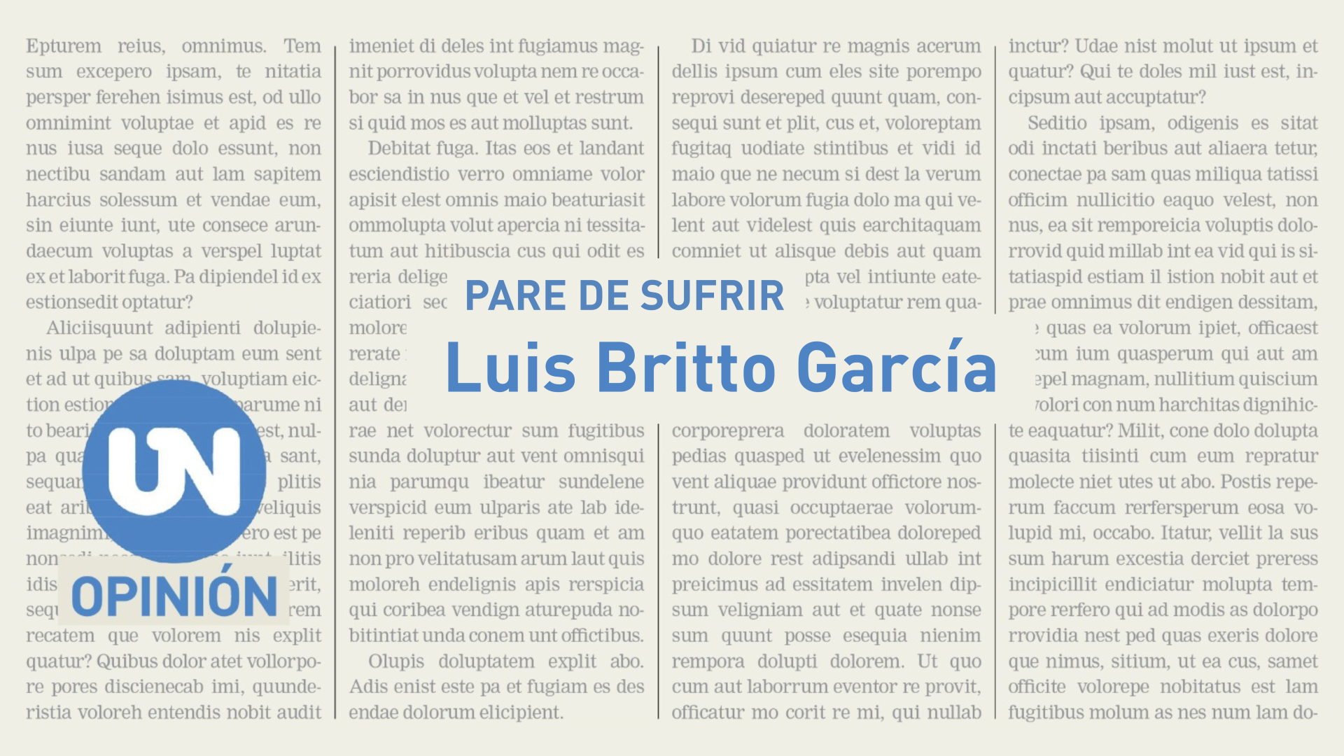 Página en blanco - Últimas Noticias